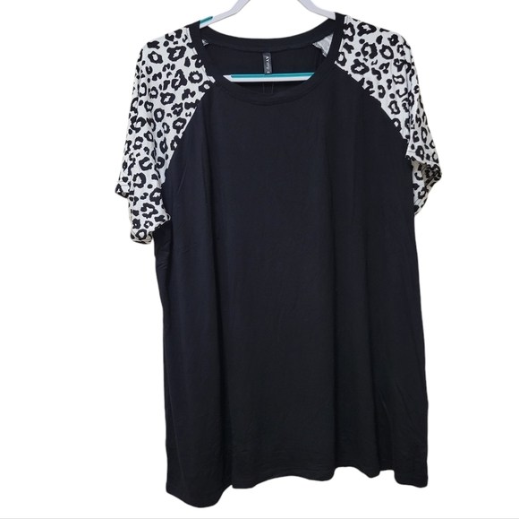 Women's Loose Fit Raglan Sleeve Rayon T-Shirt -NWOT - Picture 5 of 5